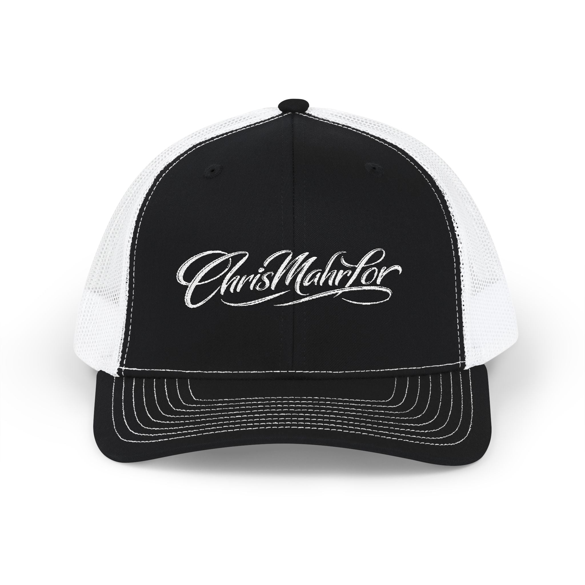 Trucker Cap — Script 'ChristWarrior' Embroidered Snapback